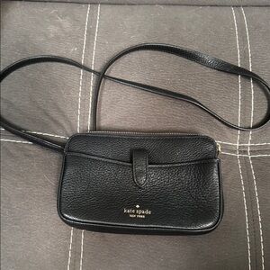 Kate Spade Black Leather Crossbody Bag